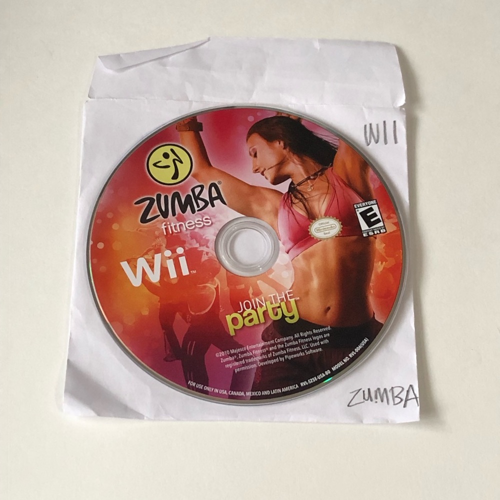 Wii Zumba Fitness Join the Party Game No Case